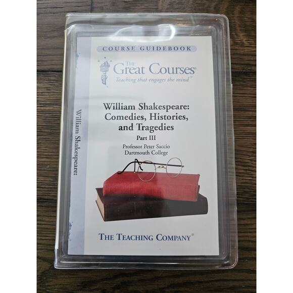 Great Courses Teaching Company Shakespeare Comedies Histories Tragedies Pt III - Picture 1 of 2
